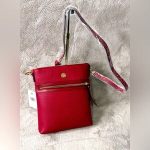 Jessica Moore Venture Crossbody Faux Leather/ Brand New